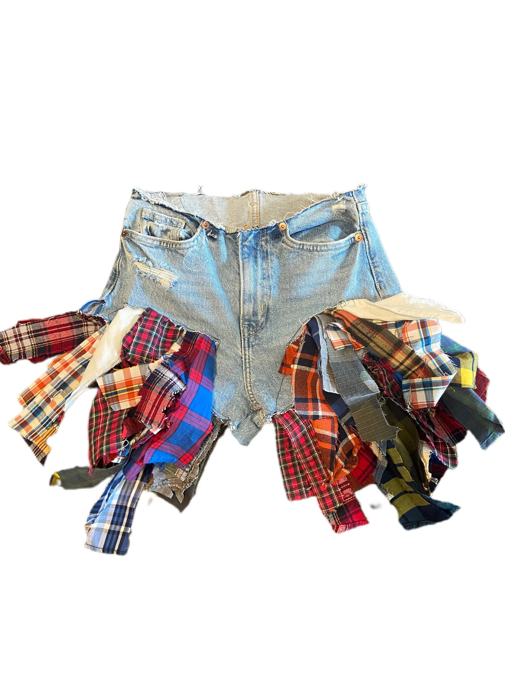 Chaos Denim Shorts