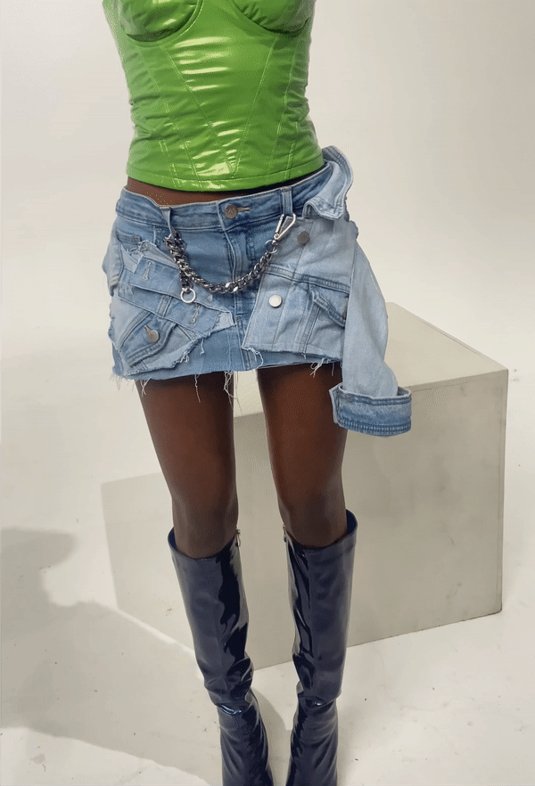 Irregular Mini *Blue*